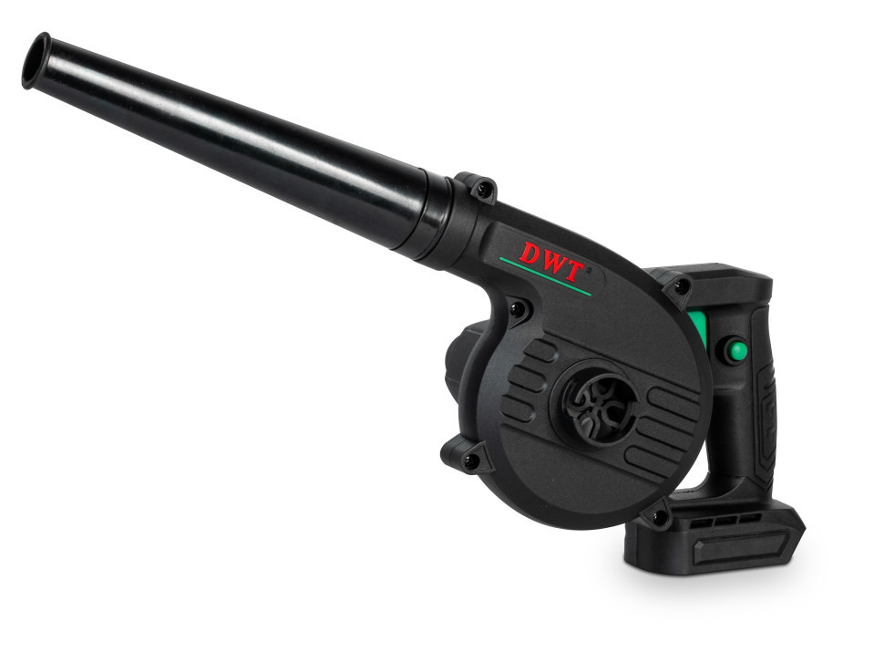 Аккумуляторная воздуходувка DWT AHLP-20-2, 20В, 244,8 км/ч, 192 м³/ч, в комплекте с аккумулятором 2 А·ч и ЗУ