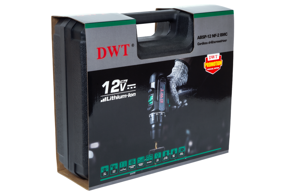 Аккумуляторная дрель-шуруповерт DWT ABSP-12 NF-2 BMC