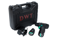 Бесщеточная аккумуляторная дрель-шуруповерт DWT ABSP-12 DN-2 BMC