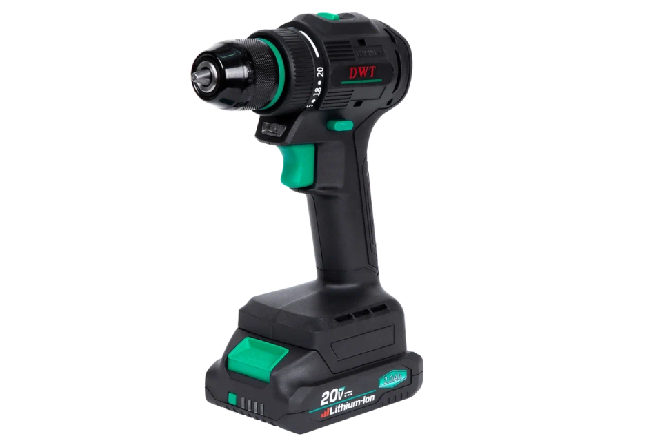 Бесщёточная аккумуляторная дрель-шуруповёрт DWT ABSP-20 DNM-2 BMC