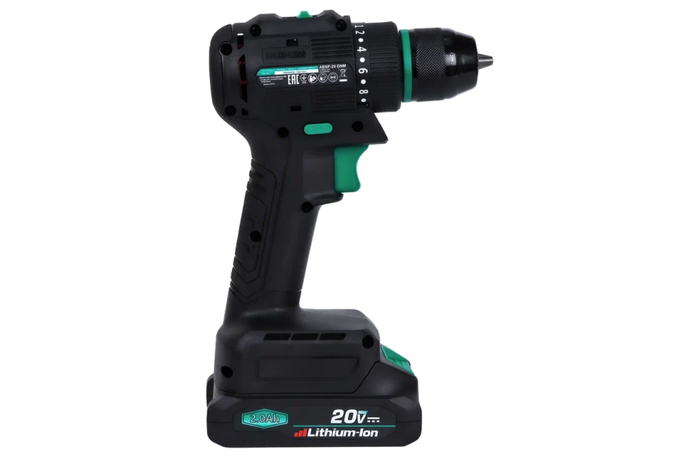 Бесщёточная аккумуляторная дрель-шуруповёрт DWT ABSP-20 DNM-2 BMC