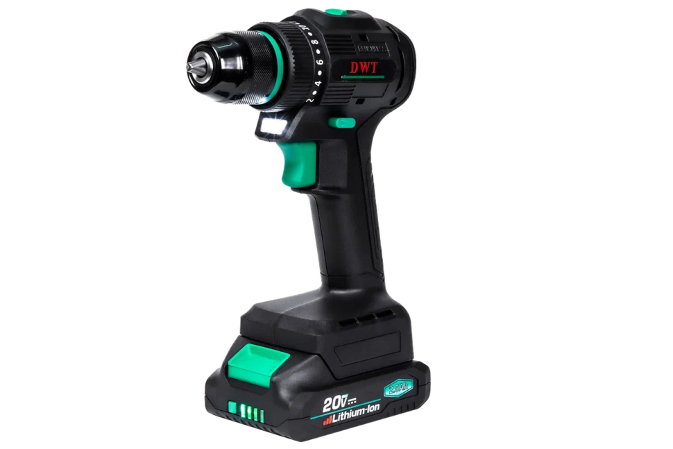 Бесщёточная аккумуляторная дрель-шуруповёрт DWT ABSP-20 DNM-2 BMC