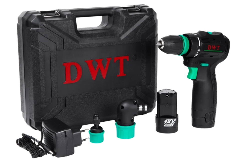 Бесщеточная универсальная аккумуляторная дрель-шуруповерт DWT ABSP-12 NQ-2 BMC