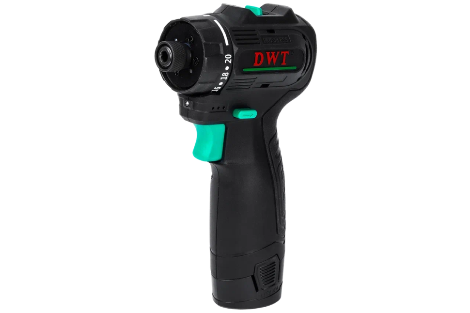 Бесщеточная аккумуляторная беспатронная дрель-шуруповерт DWT ASCP-12 DN-2 BMC