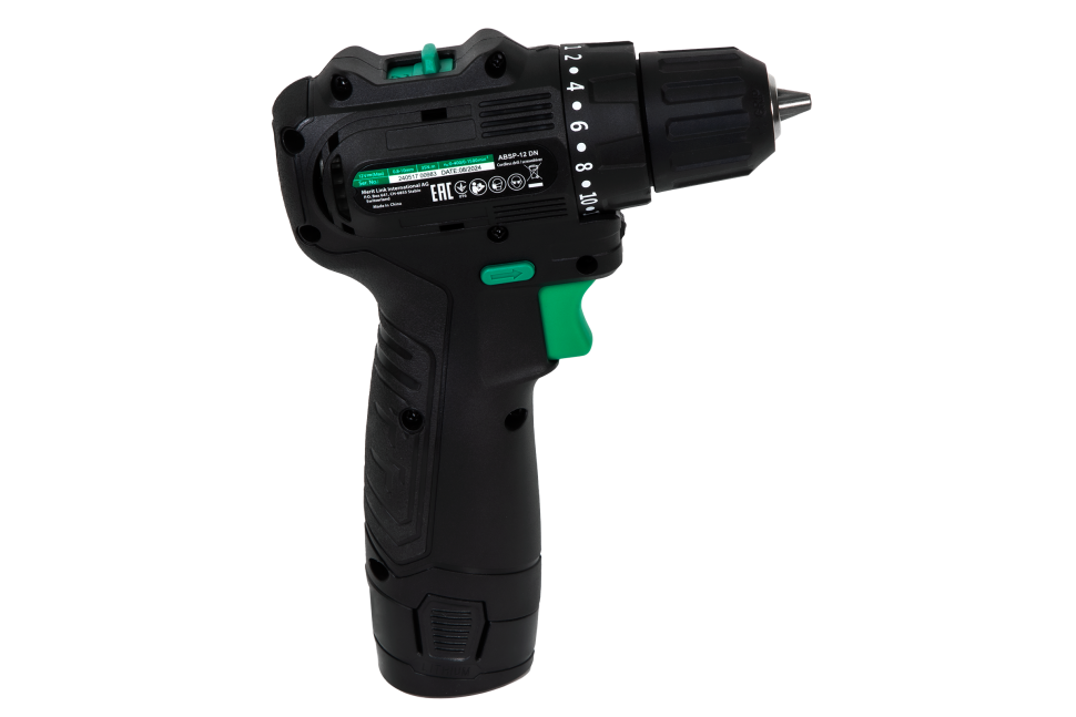 Набор электроинструментов SET-1-DWT - Бесщеточная аккумуляторная дрель-шуруповерт ABSP-12 DN-2 BMC + Угловая шлифовальная машина WSP07-125 Q