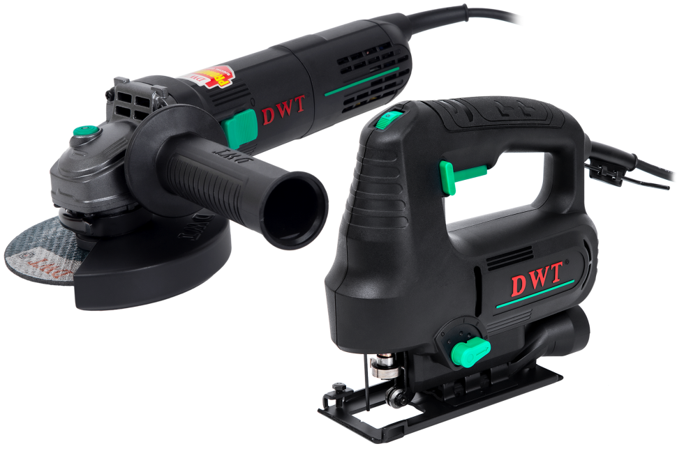 Набор электроинструментов SET-2-DWT - Лобзик STSP05-65 DV + Угловая шлифовальная машина WSP07-125 Q
