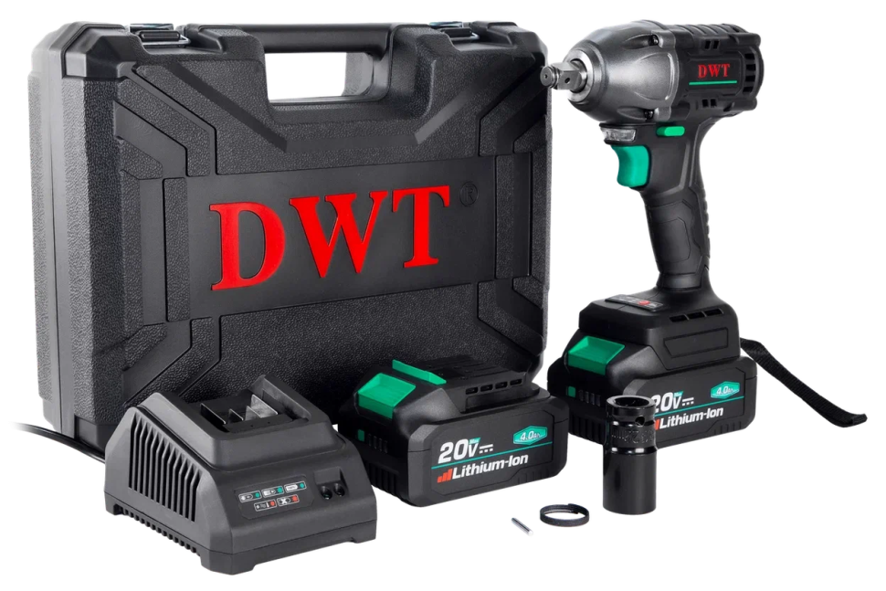 Бесщеточный аккумуляторный ударный гайковерт DWT ABWP-20 DN-4C2 BMC