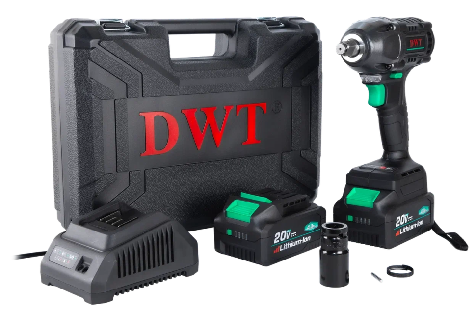 Бесщеточный аккумуляторный ударный гайковерт DWT ABWP-20 HDN-4C2 BMC