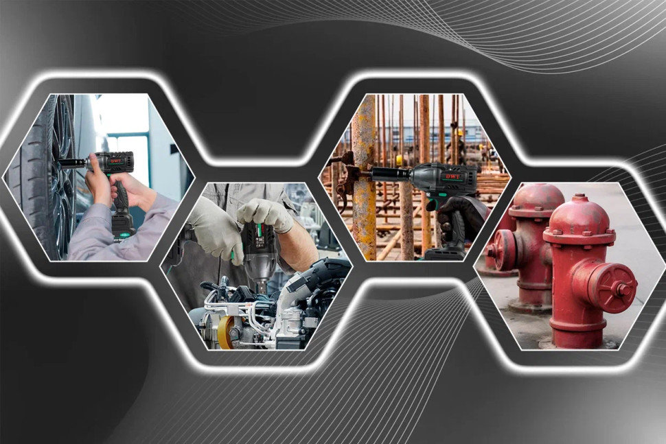 Бесщеточный аккумуляторный ударный гайковерт DWT ABWP-20 HDN-4C2 BMC