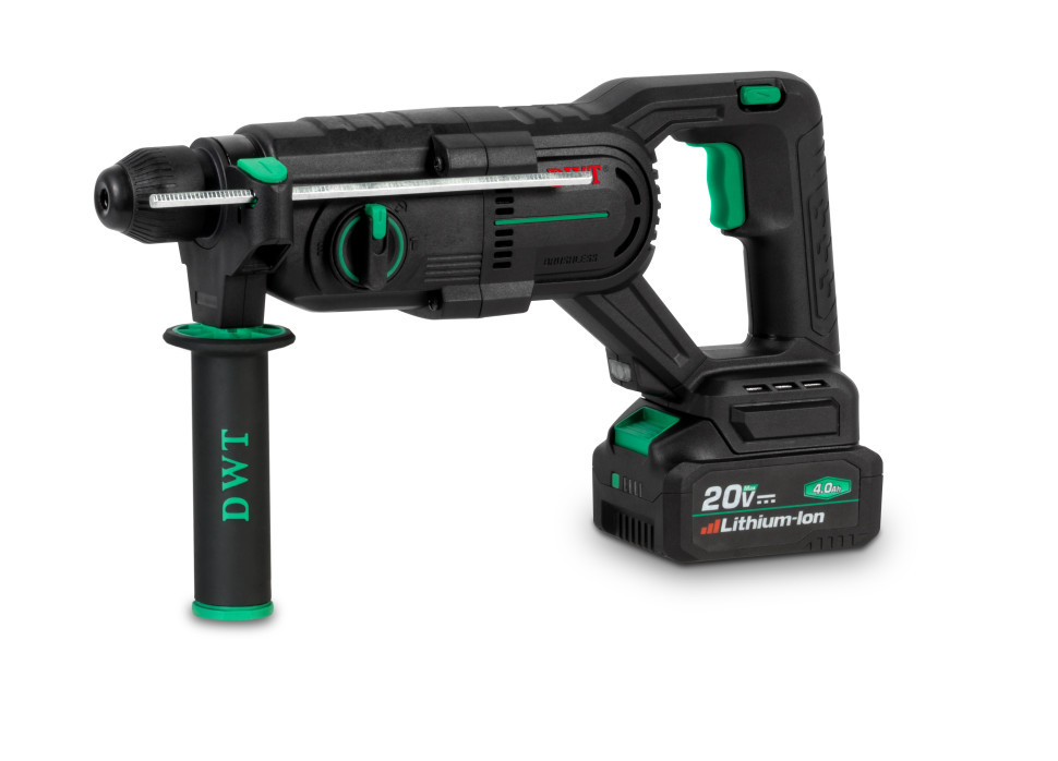 Бесщеточный аккумуляторный перфоратор DWT ABHP-20-22D-4C2 BMC