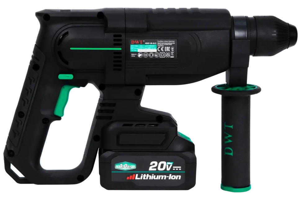 Бесщеточный аккумуляторный перфоратор DWT ABHP-20-26D-4C2 BMC